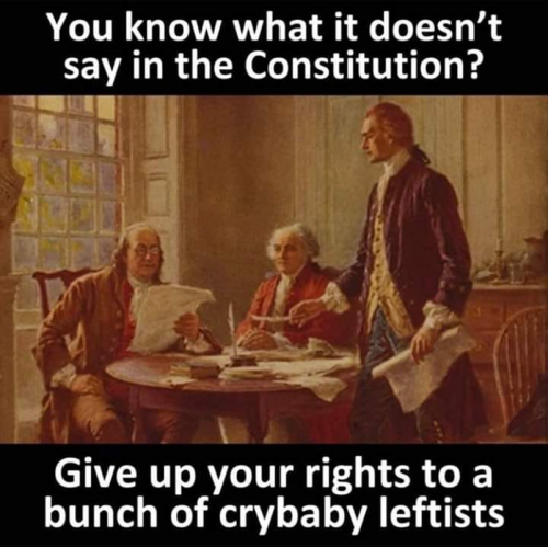M crybaby leftists