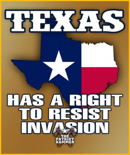 X Texas resist invasion