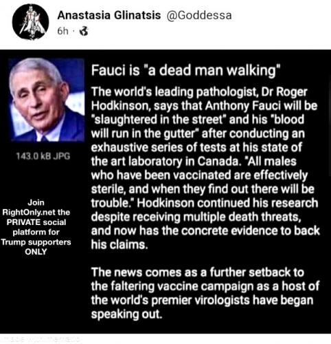 Fauci ~Dead Man Walking~