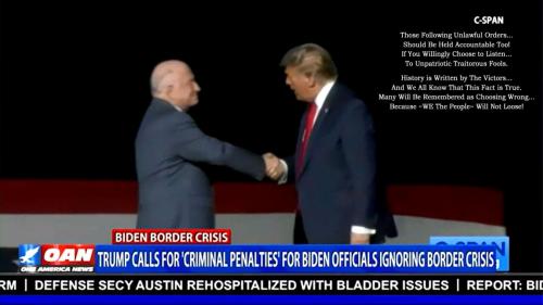 Trump ~Criminal Charges for Biden Boarder Officals~