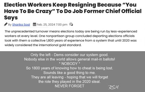 Elect workers leaving