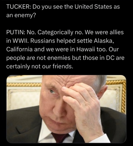 USA Tucker Putin