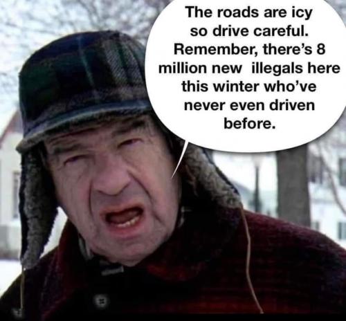 Roads are icy