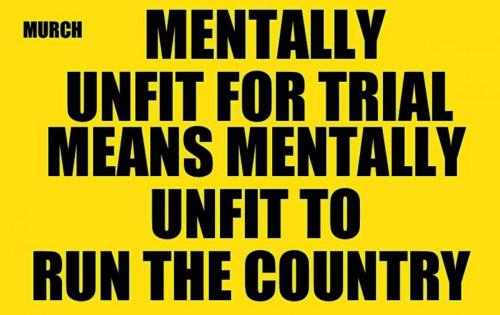 X Memntally unfit