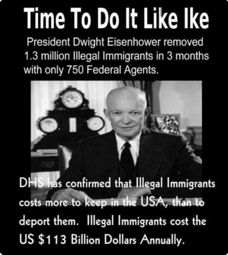 Dwight D. Eisenhower -- Illegal Immigration