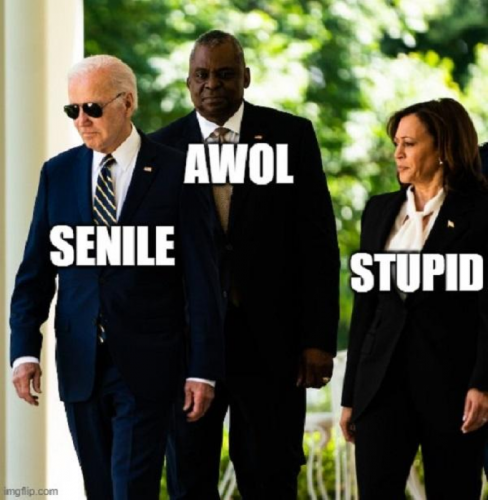X senile awol stupid