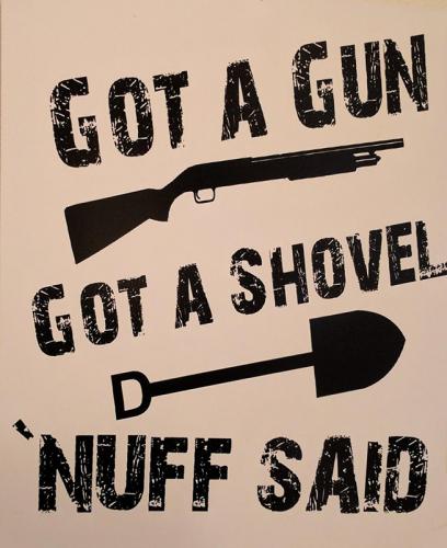 RO got gun shovel