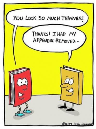 Book, Appendix -- Removal, Thinner
