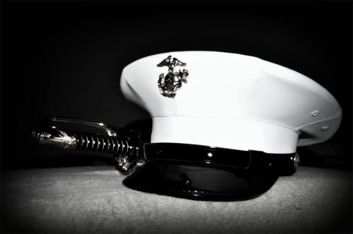 Marines - B-W Cover and sword