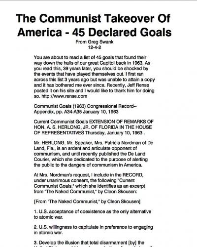communist 45-goals