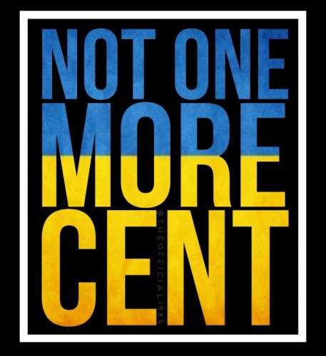 X Not one more cent