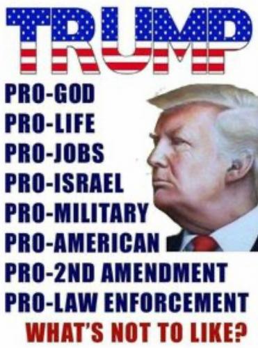 RO Trump what's not to like