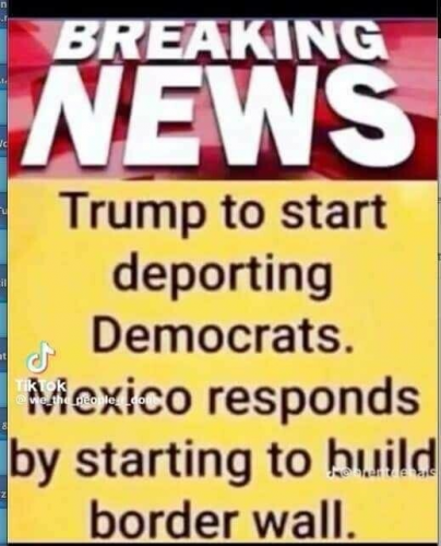 Illegal Immigration, Trump, Mexico, Border Wall -- Deport Democrats