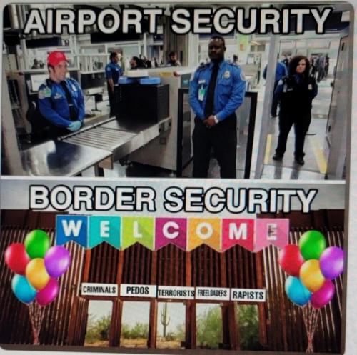 Illegal Immigration, TSA, Airport -- Border Security