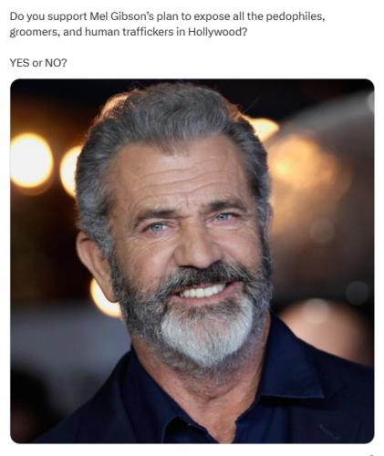 X Support Mel Gibson