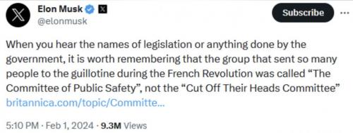 Musk cut off heads