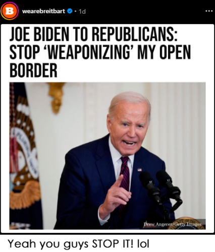 Bidens Open Border