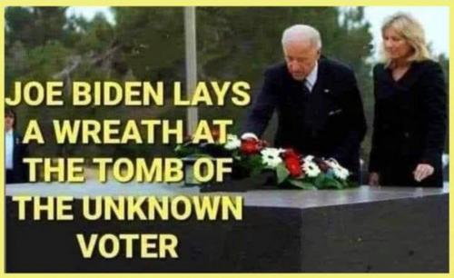 B Tomb of Unknown Voter