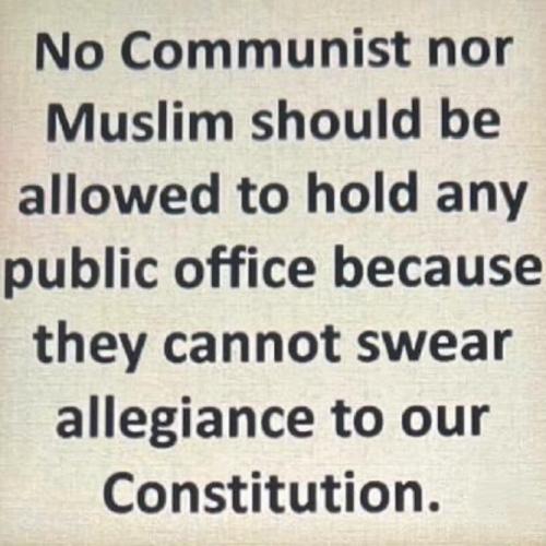 X swear allegiance