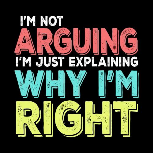 X why I'm right