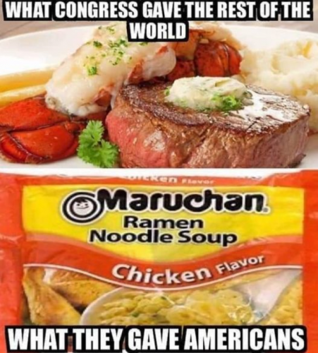 M gave Americans
