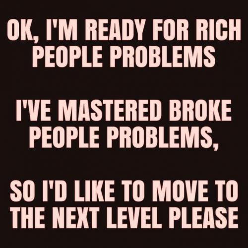 broke people