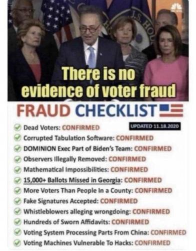 M voter fraud