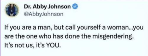 you misgender