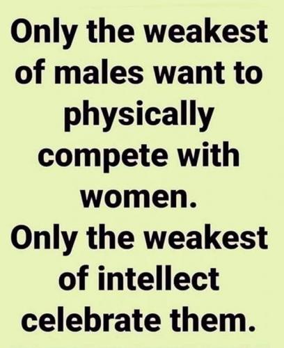 X weakest of males