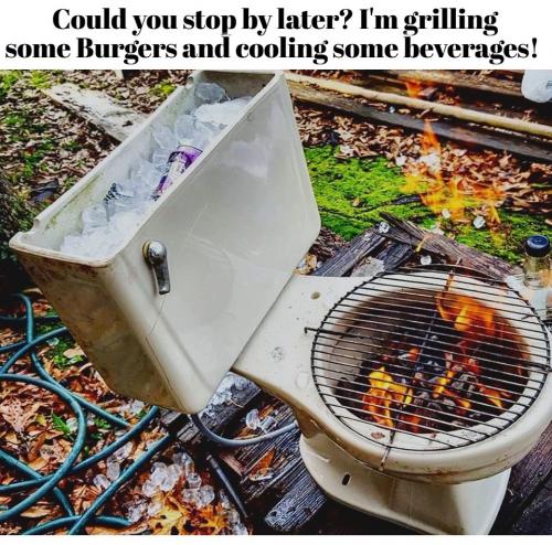Grilling some burgers