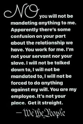 Get it straight we the people