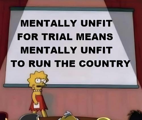 R Mentally unfit