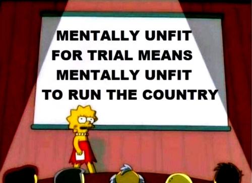 Biden Unfit for Trail