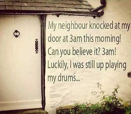 Neighbor - Knocking on your door at 3 am