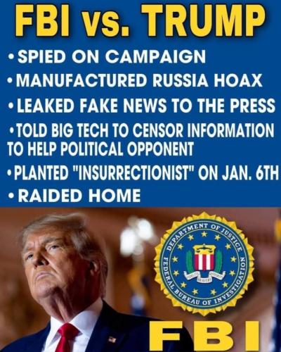 M FBI vs Trump