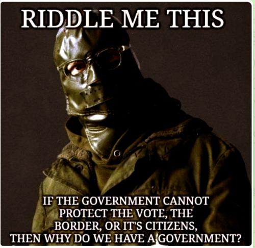 Riddle Me This ~Why Government~