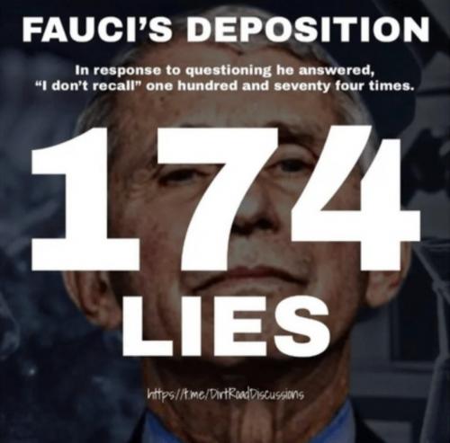 M Fauci lies