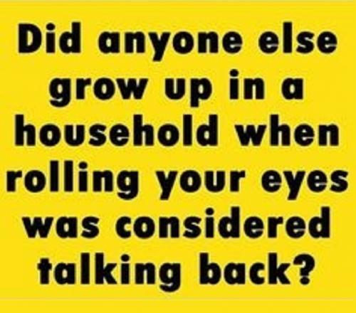 rolling eyes