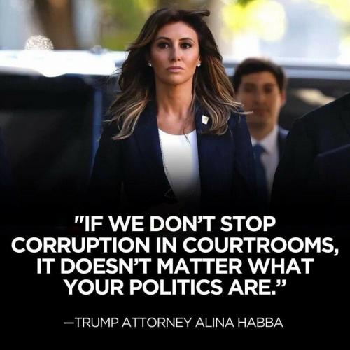 X corruption in courtrooms