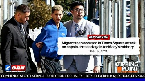 Migrant Teen in Times Square Cops Attack Arrested Again for Robbery