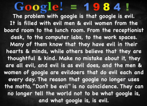 Evil Google