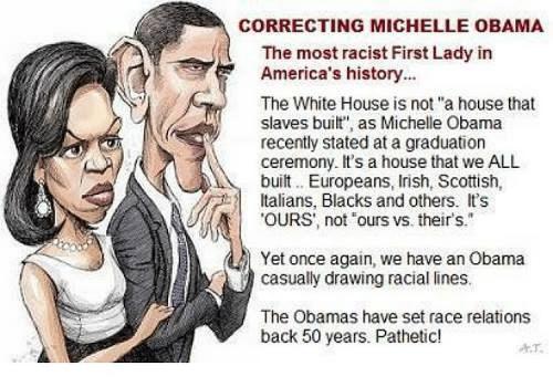 Michelle obama white-house-not-built-by-slaves