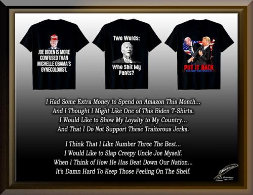 Biden T-Shirts on Amazon