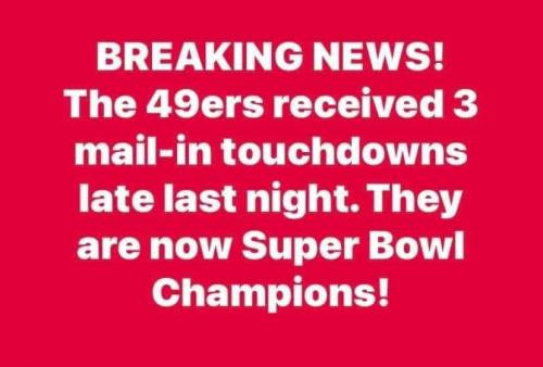 Mail in touchdowns