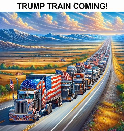 X Trump train