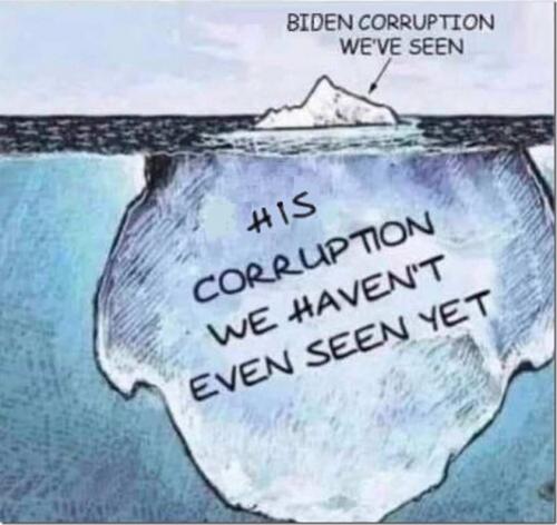 Biden, Iceberg -- Corruption Visible