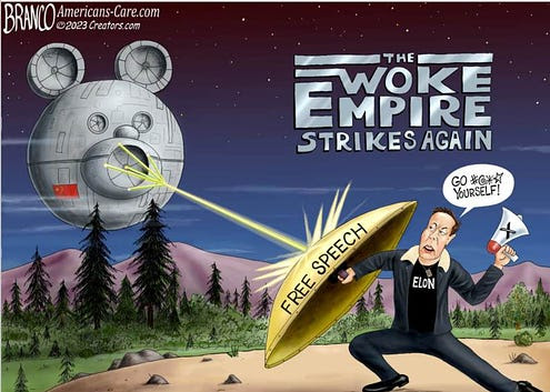 Elon Musk, Disney, CRT, BLM, Star Wars, Free Speech, GFY -- WOKE Empire Strikes Back3