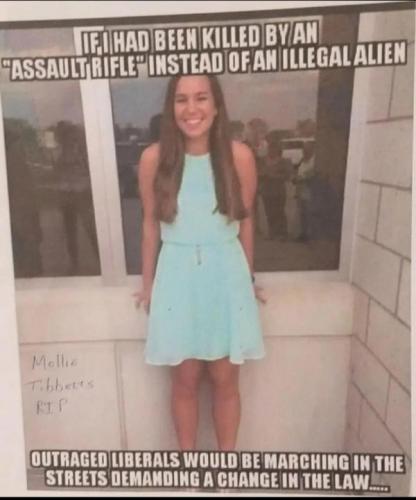 no protest marches for her