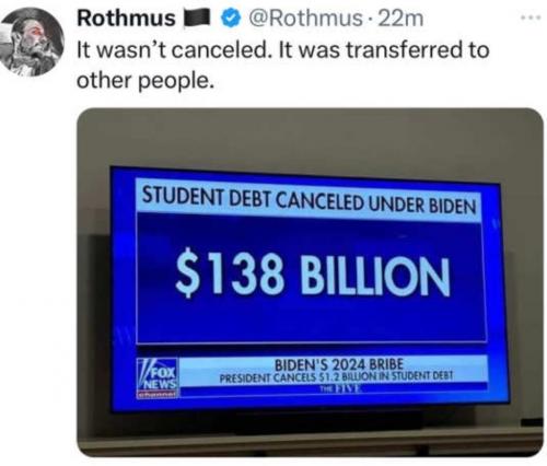 M cancels student loans