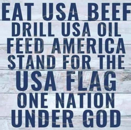 X eat USA beef